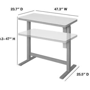 Tresanti® Geller 47” Slimline Adjustable Height Desk